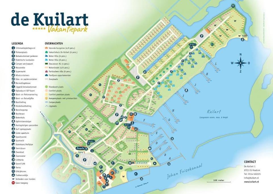 Ervaar 'Fryske Weelde' Op Vijf Sterren Vakantiepark De Kuilart Villa Koudum Buitenkant foto